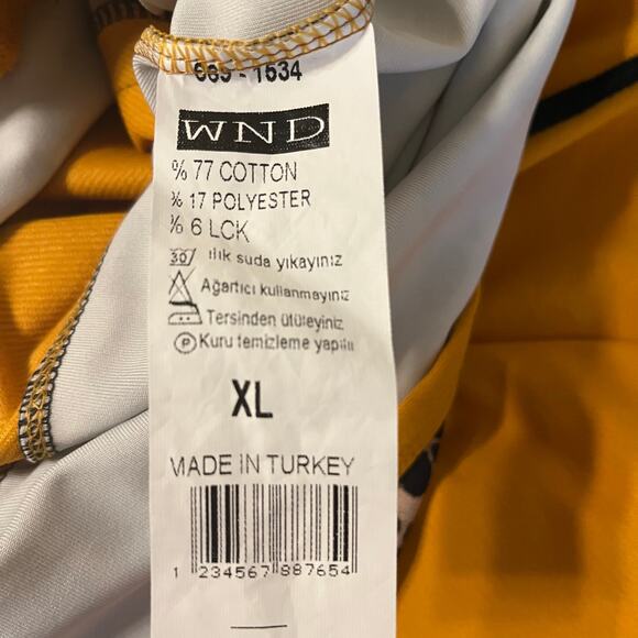 Wind Sport Wendi Royal Cup Jogger Set in Black/Yellow Size X-Large - Picture 10 of 11